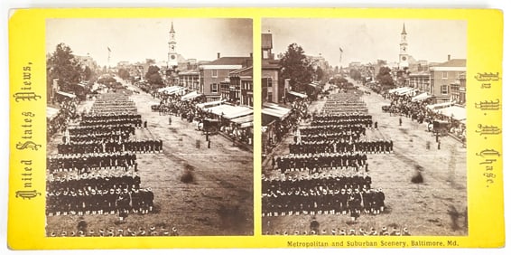 Baltimore, MD Antique Stereoview [WM Chase]