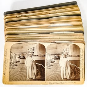 Antique (25) Stereoviews [Admiral Dewey]