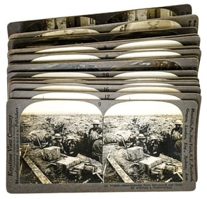 Antique (20) Stereoviews [WWI, France]