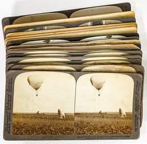 Antique (22) Stereoviews [Militaria]