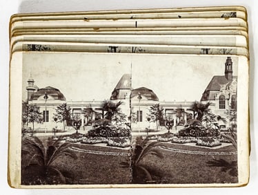 Antique (9) Antique Oversized Stereoviews -Sweden