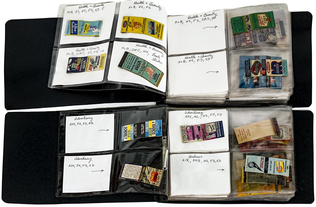 Vintage Match Books - Various Themes (2 Folios) (1 of 3)