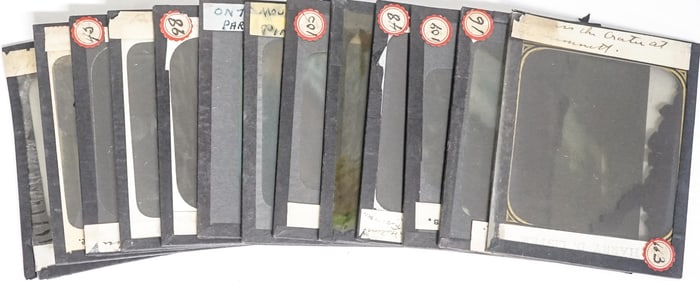 Lantern Glass Slides (13) Ranier Nat'l Park PNW