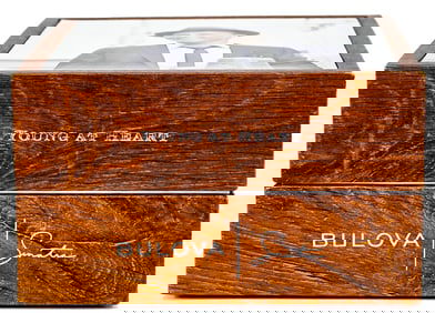 Bulova 'Sinatra' Bold at Heart Watch w/ Case MIB