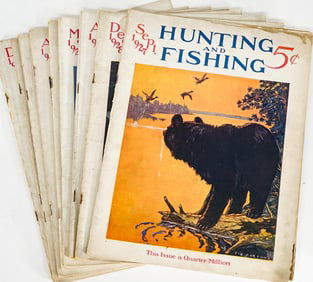 Hunting and Fishing (9) Periodicals 1927-28-29