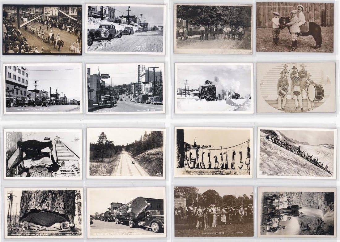 Vintage (16) Real Photo Postcards [Truckee, CA] (1 of 9)