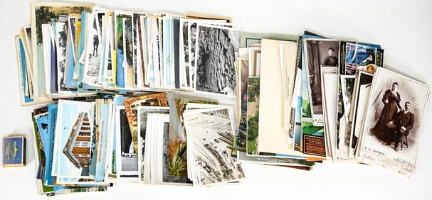 Large Group of Vintage Photos and Postcards