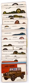 1954 TOPPS World on Wheels Trading Cards