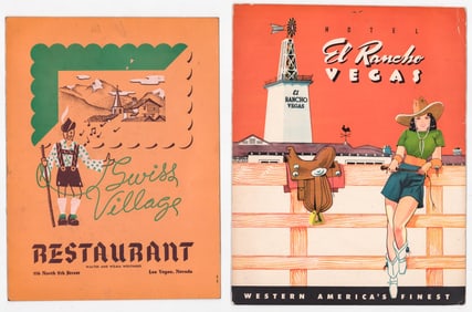 Vintage (2) Menus [Las Vegas]