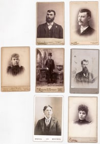 Antique (7) Cabinet Card Photos [Washington, PNW]