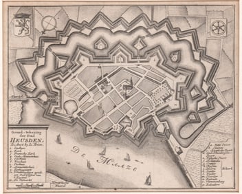 Tirion, Isaac Antique Copper Engraving Map