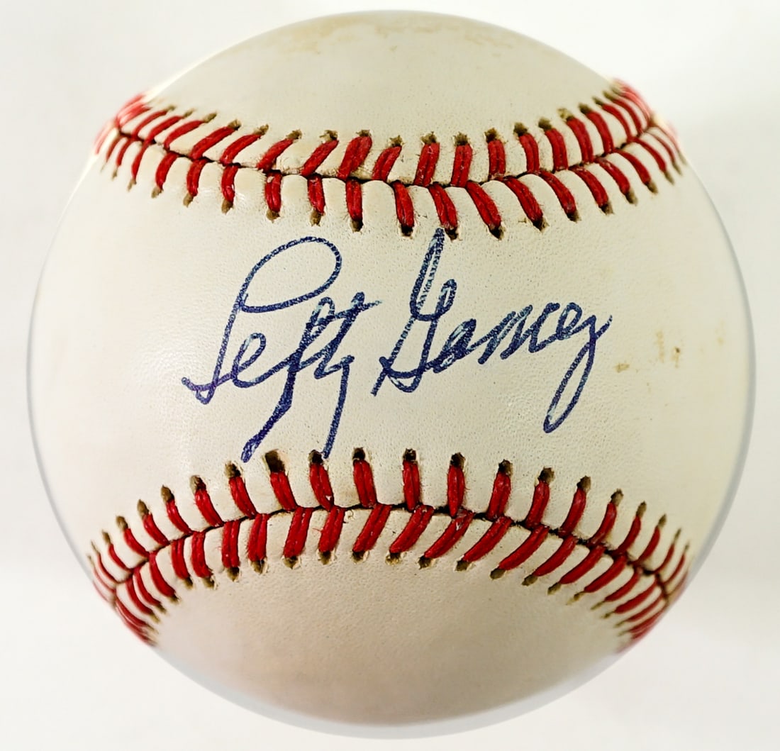 Lefty Gomez Exceptional Single Signed Baseball (1 of 2)