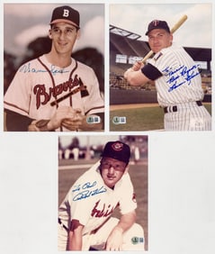 Warren Spahn, Harmon Killebrew, Ralph Kiner Photos