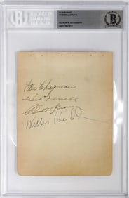 1930's Autographed Album Page-5 Signatures