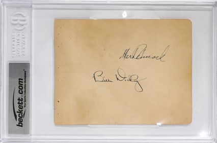 1930's Baseball Autograph Album Page