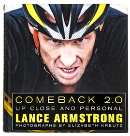 Lance Armstrong SIGNED Come Back 2.0 BAS LOA