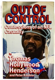 Out of Control by Thomas Henderson SIGNED BAS COA