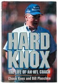 Chuck Knox - Hard Knox SIGNED BAS COA