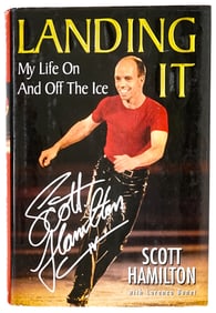 Scott Hamilton - Landing It SIGNED BAS COA