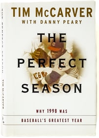 Tim McCarver - The Perfect Season SIGNED BAS COA