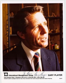 PGA Gary Player SIGNED 8x10 Photo BAS COA