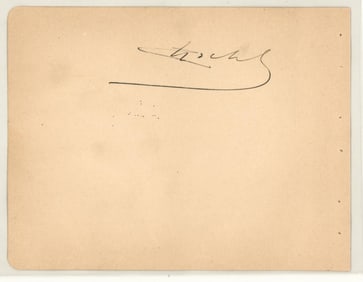 Ca.1933 Henri Cochet Autographed Album Page