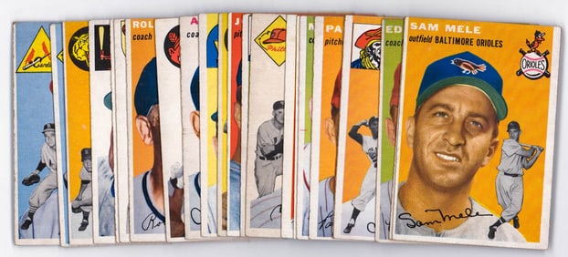 1954 Topps Baseball Cards-Commons (23)