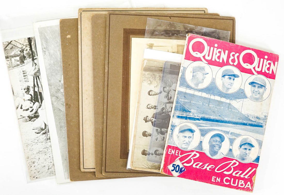 Cuban Baseball Archive (9 pcs) (1 of 5)