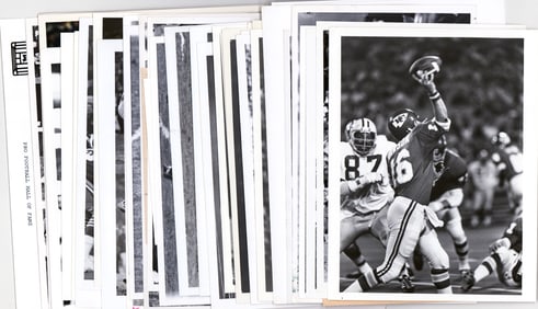 Vintage NFL Football Black & White Photos (38)