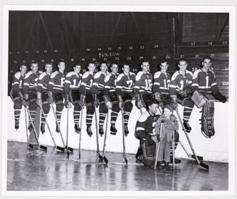 1954-55 Buffalo Bisons Hockey Team Photo