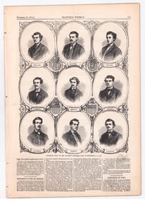 1865 Harper's Weekly Early Baseball Coverage
