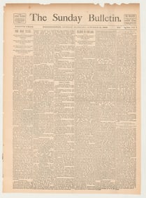 October 12, 1888 Loose Page from Bloomington, IL