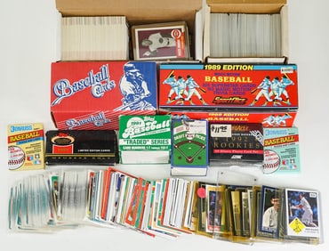 Large Archive Baseball / Basketball Trading Cards