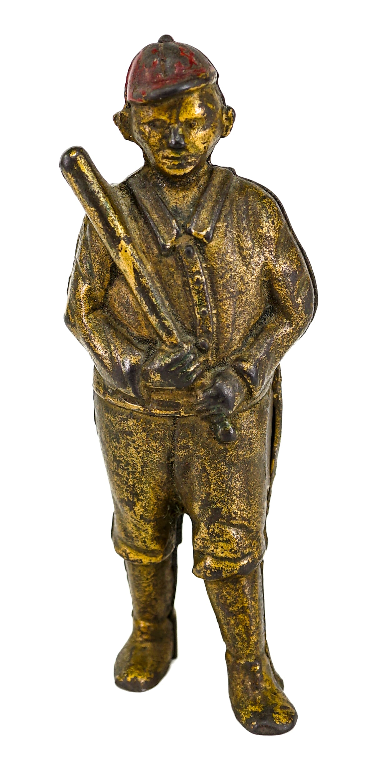 A. C. Williams Cast Iron Baseball Player Bank (1 of 6)
