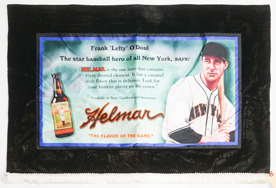 Helmar French Silks Giant Banner Lefty O'Doul (1 of 1)
