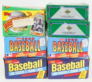 (7) 1988-1990 Baseball Unopened Wax Packs