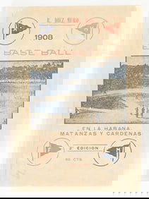 1908 Cuban Baseball Guide by R. Diez Muro