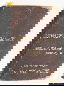 1903 Corning Free Academy Score Book