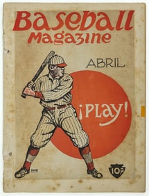 1914 Cuban Baseball Magazine