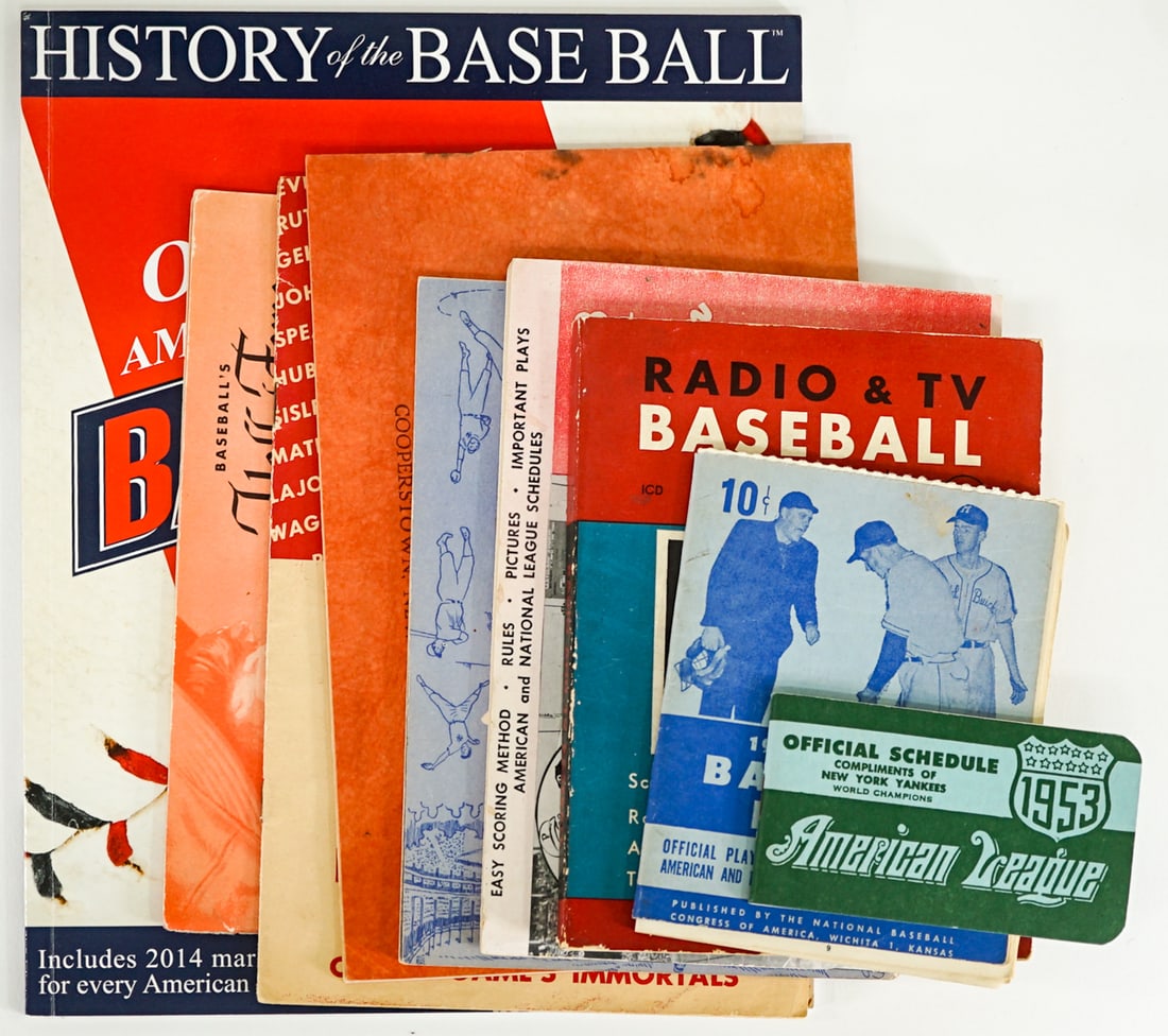 (9) Vintage Baseball Publications [HOF] (1 of 4)