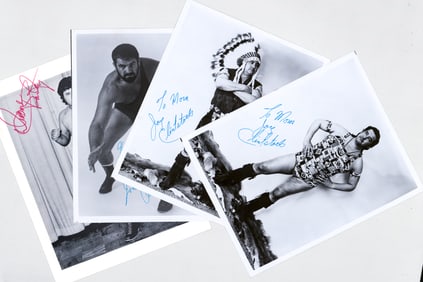 Pro-Wrestling (4) Photos SIGNED PNW