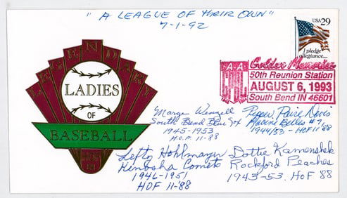 A League of Their Own Signed Cover