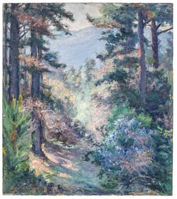 Edward Reynolds Kingsbury Oil on Board [Forest]