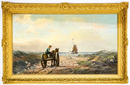 Jan Zoetelief Tromp Oil on Canvas [Coastal]