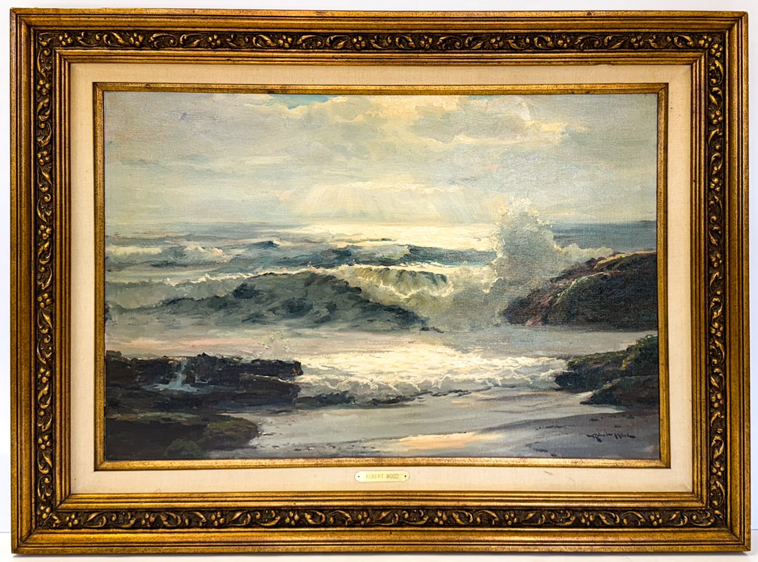 Robert William Wood Large Oil on Canvas (1 of 6)