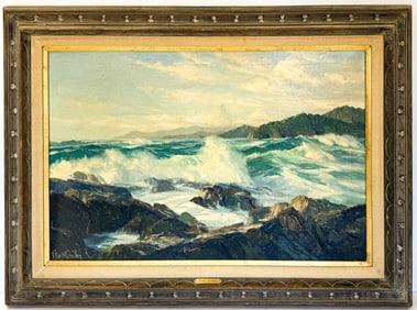 Bennett Bradbury Large Oil on Canvas