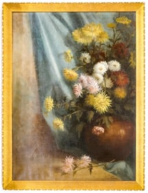 Emil (Soren Emil) Carlsen Large Oil Painting