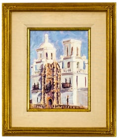 Gwen Dean Oil on Board Framed [Mission]