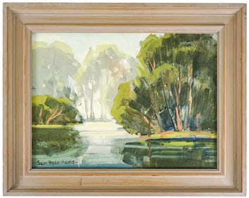 Samuel Hyde Harris Oil on Board