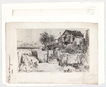 John Winkler (5) Etchings [SF Street Scenes]
